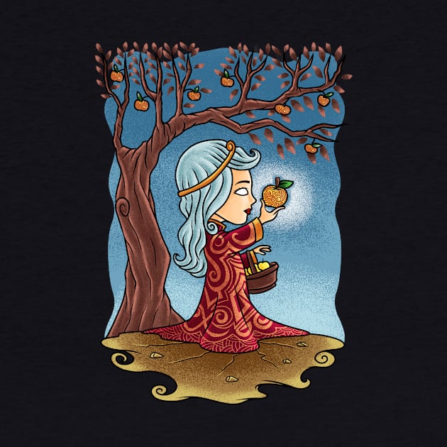 Majestic Idun: Norse Goddess of Youth and Renewal by Holymayo Tee